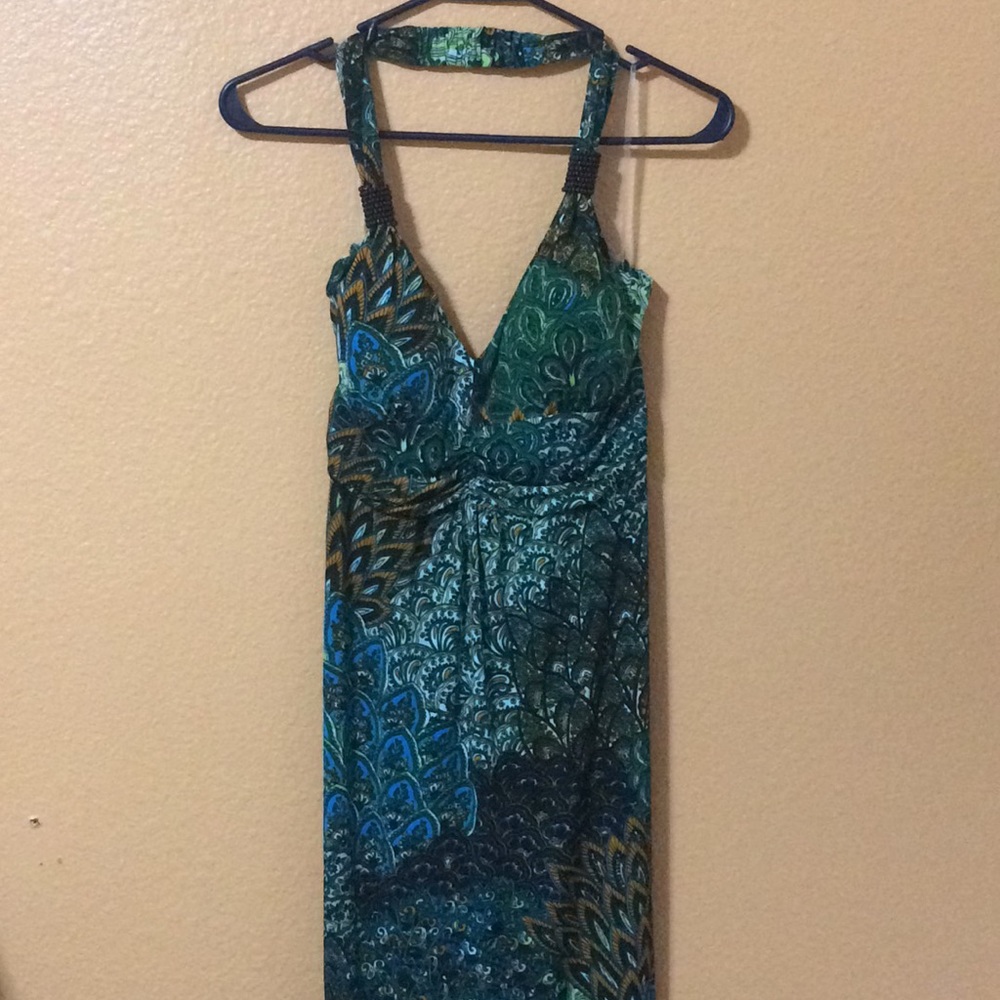 Long patterned dress